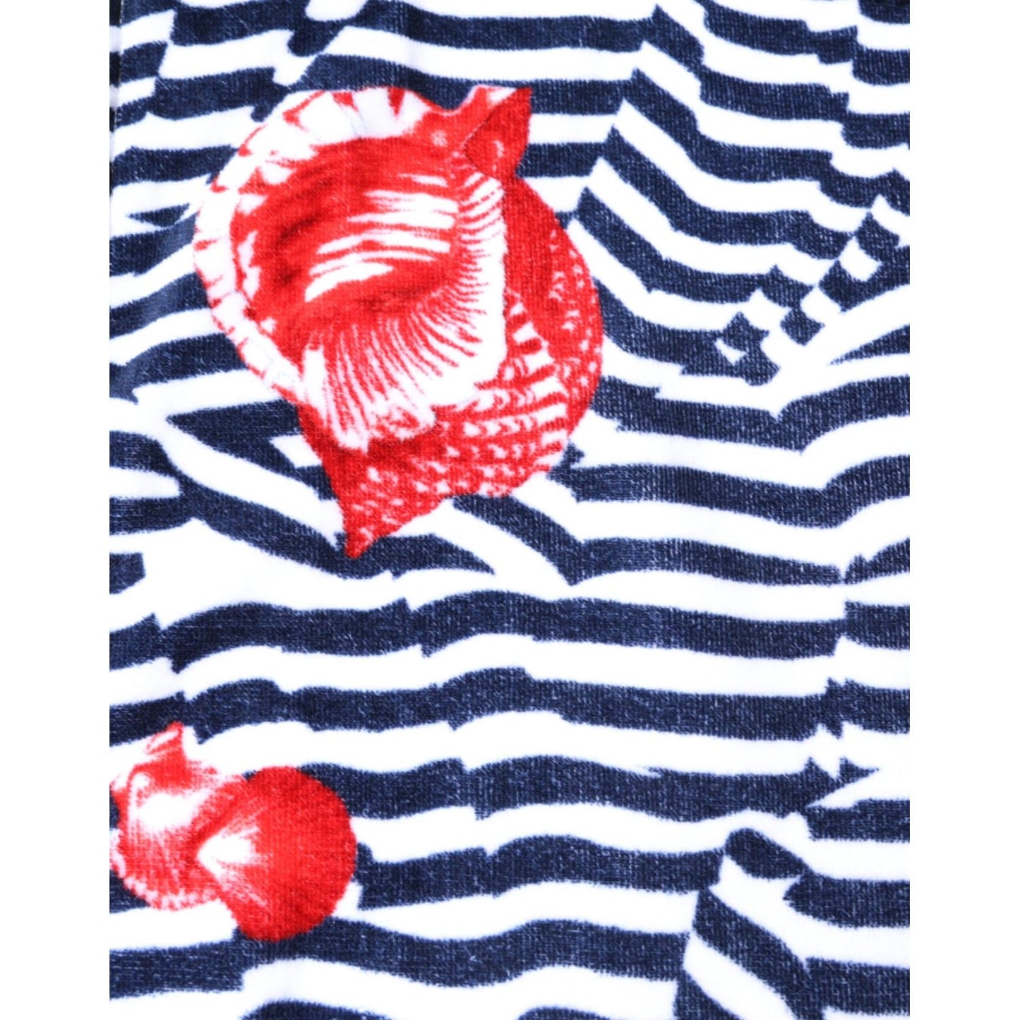 Dolce & Gabbana Multicolor Stripes Seashells Beach Towel