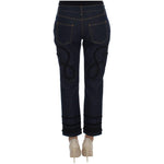 Dolce & Gabbana Blue Denim Cotton CAPRI Torero Jeans