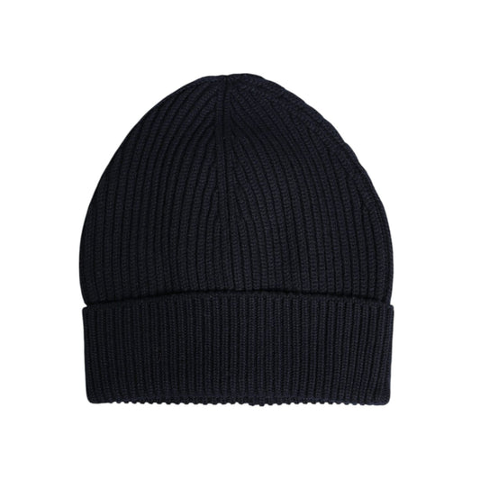 Dolce & Gabbana Black Cashmere Knitted Winter Beanie Hat
