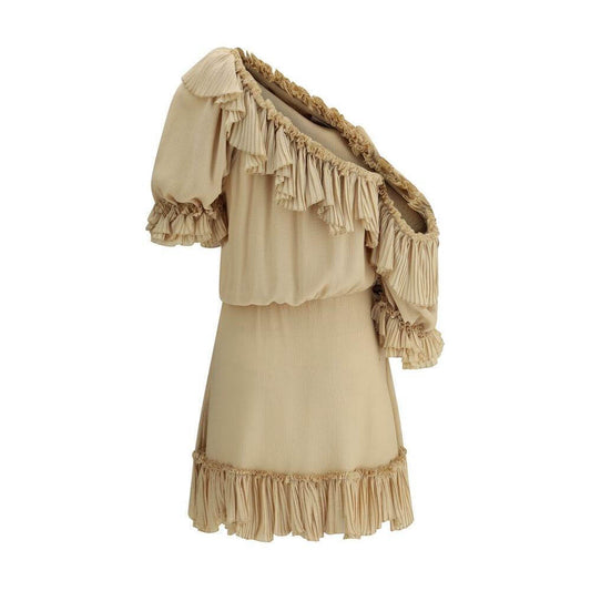 Saint Laurent One-shoulder silk Dress