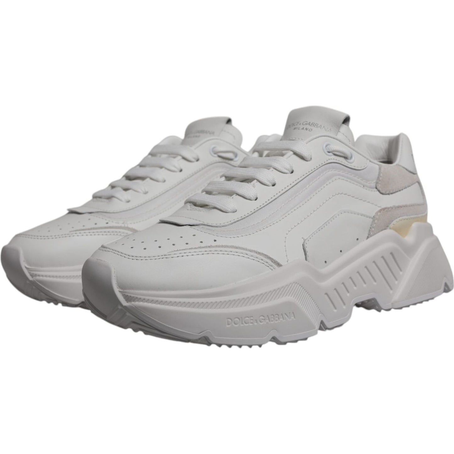 Dolce & Gabbana White Daymaster Low Top Sneakers Shoes