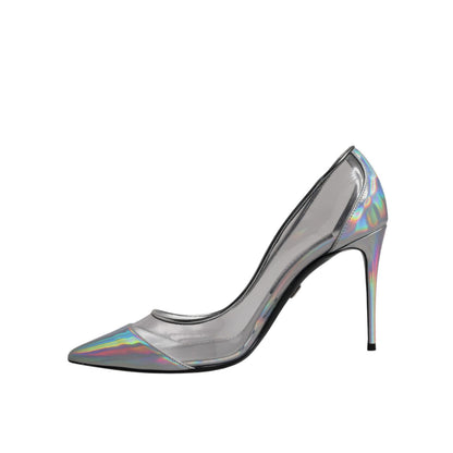 Dolce & Gabbana Multicolor Iridescent Pointed Toe Pumps Shoes