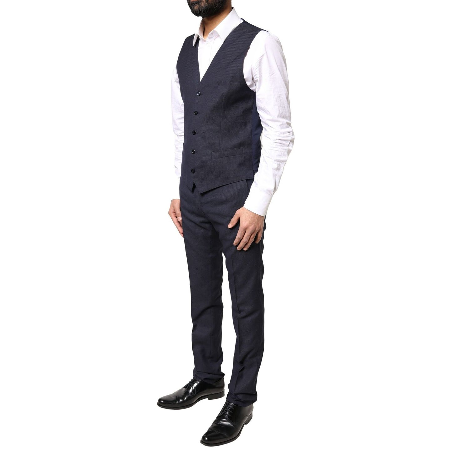 Dolce & Gabbana Black Fantasy MARTINI 3 Piece Formal Suit