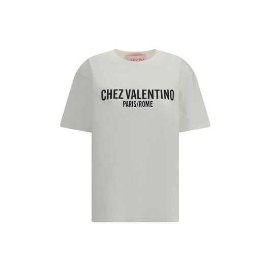 Valentino Logo's cotton T-shirt VA-6B3MG24Q95WA03-S