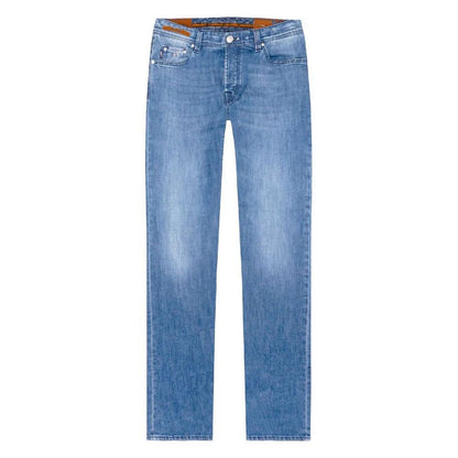 Tramarossa Blue Cotton Men Jeans
