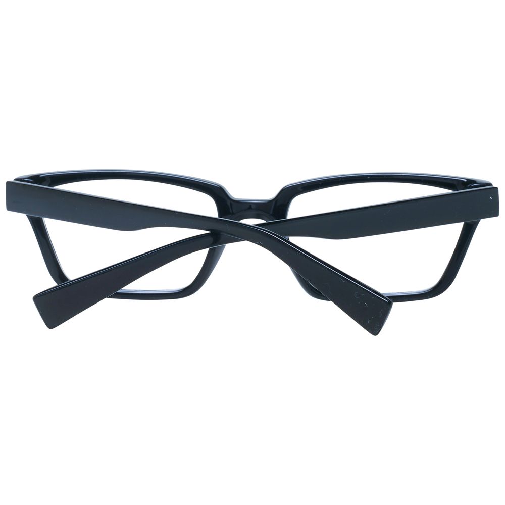 Guess Black Women Glasses Frame in full-rim rectangle style with black plastic frame and demo lenses, 54mm width.