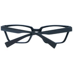 Guess Black Women Glasses Frame in full-rim rectangle style with black plastic frame and demo lenses, 54mm width.