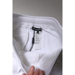 Dolce & Gabbana White Logo Tape Jogger Cotton Sweatpants Pants