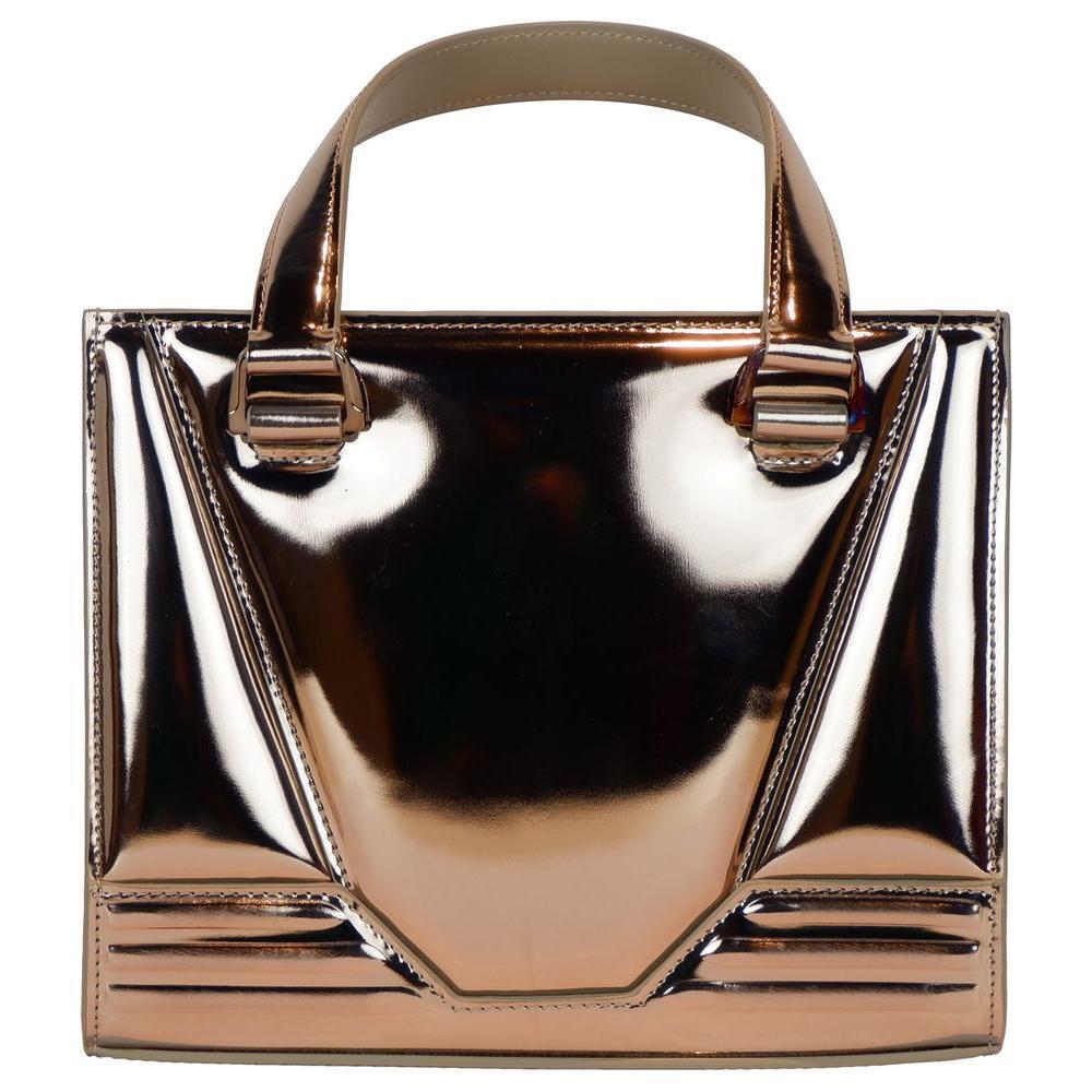 Front view with bag zipped and handles upright.