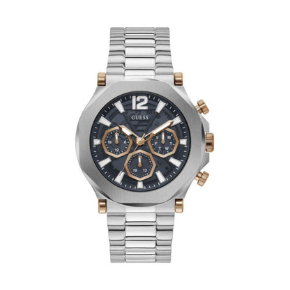 Guess Gray Stainless Steel Dress Watch