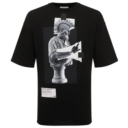Diego Venturino Black Cotton T-Shirt
