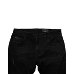 Dolce & Gabbana Black Cotton Tattered Skinny Men Denim Jeans