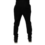 Dolce & Gabbana Black Cotton Stretch Skinny Pants