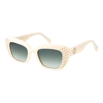 Maje Cream Acetate Sunglasses