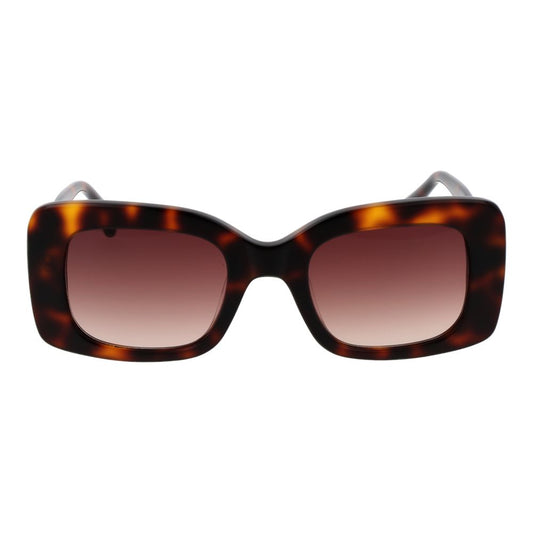Maje Brown Women Sunglass with brown acetate frame, gradient lenses, full-rim rectangle style providing 100% UVA & UVB protection.