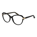 Alt Tag: Guess Black Women Glasses Frame, cat eye style, acetate material, full-rim design, black color, with branded case included.