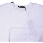 Dolce & Gabbana White Cotton Crew Neck Cropped T-shirt Top TSH87188-36