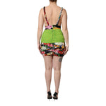 Dolce & Gabbana Multicolor Floral Patchwork Fitted Mini Dress