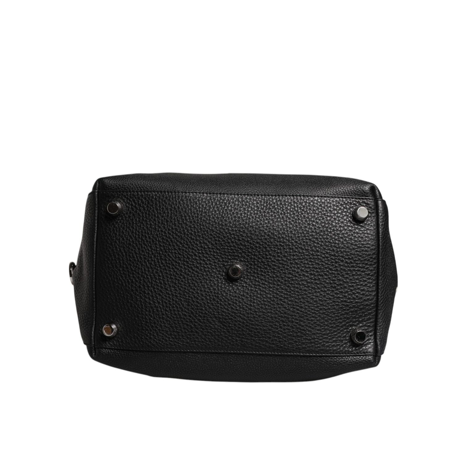 Front view with bag zipped and handles upright.