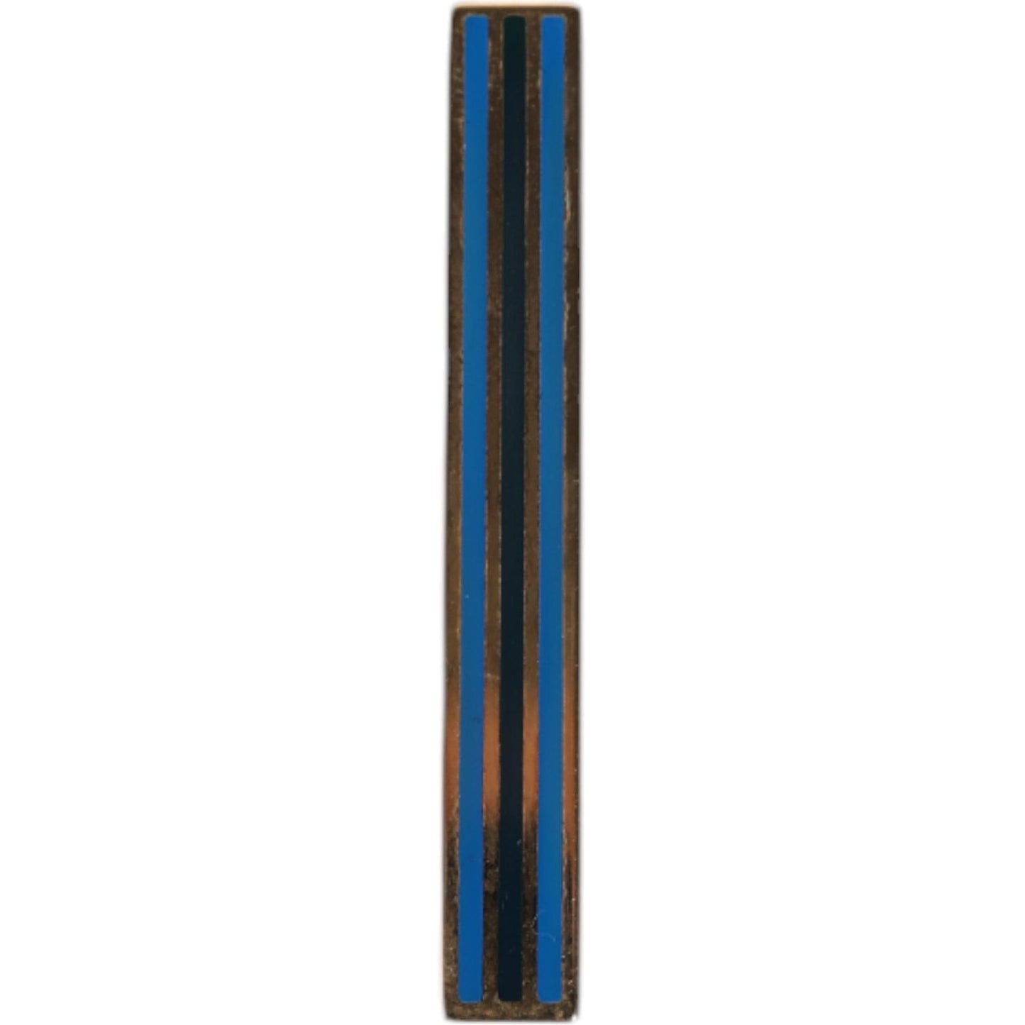 Dolce & Gabbana Gold Tone Brass Logo Branded Tie Clip Bar