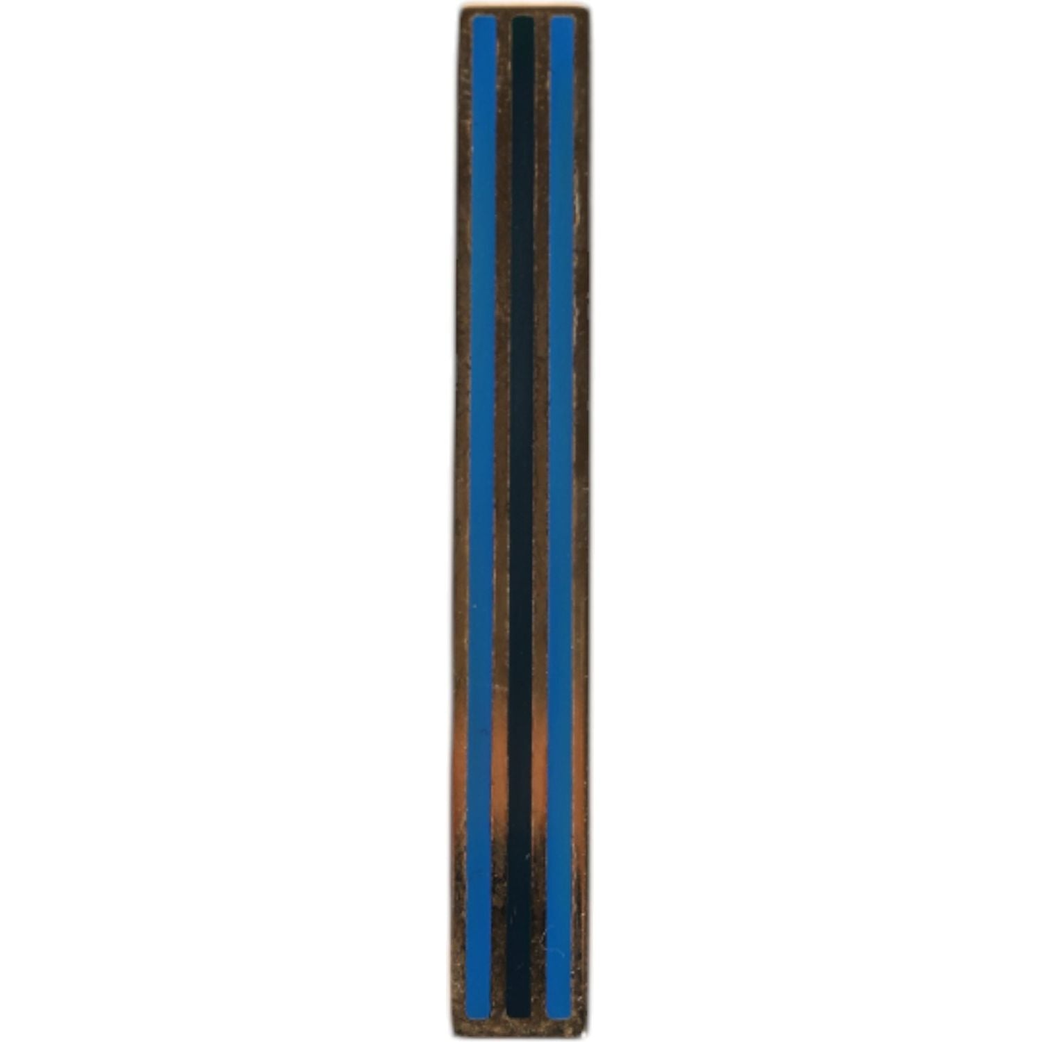 Dolce & Gabbana Gold Tone Brass Logo Branded Tie Clip Bar