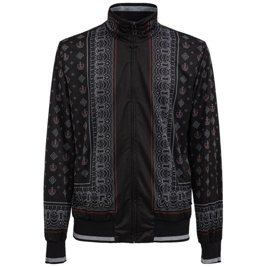 Dolce & Gabbana Black Polyester Sweatshirt DO-8350676-IT50 | L