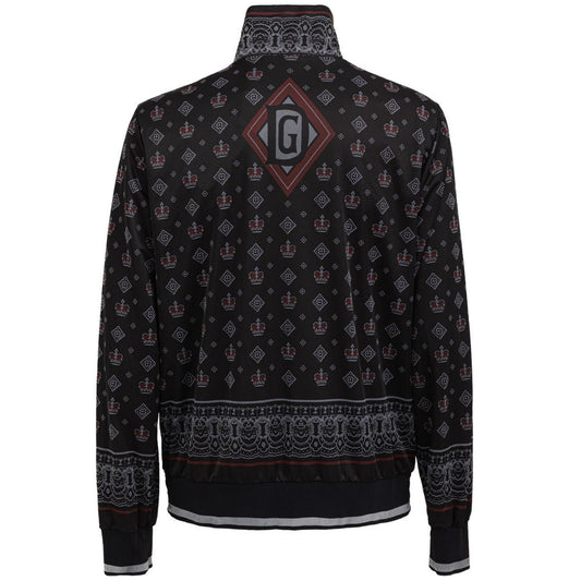 Dolce & Gabbana Black Polyester Sweatshirt DO-8350676-IT50 | L
