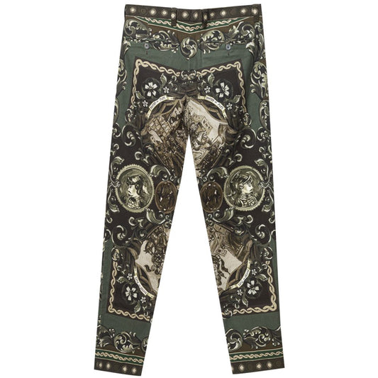 Dolce & Gabbana Green Cotton Pant DO-5675674-IT44|L