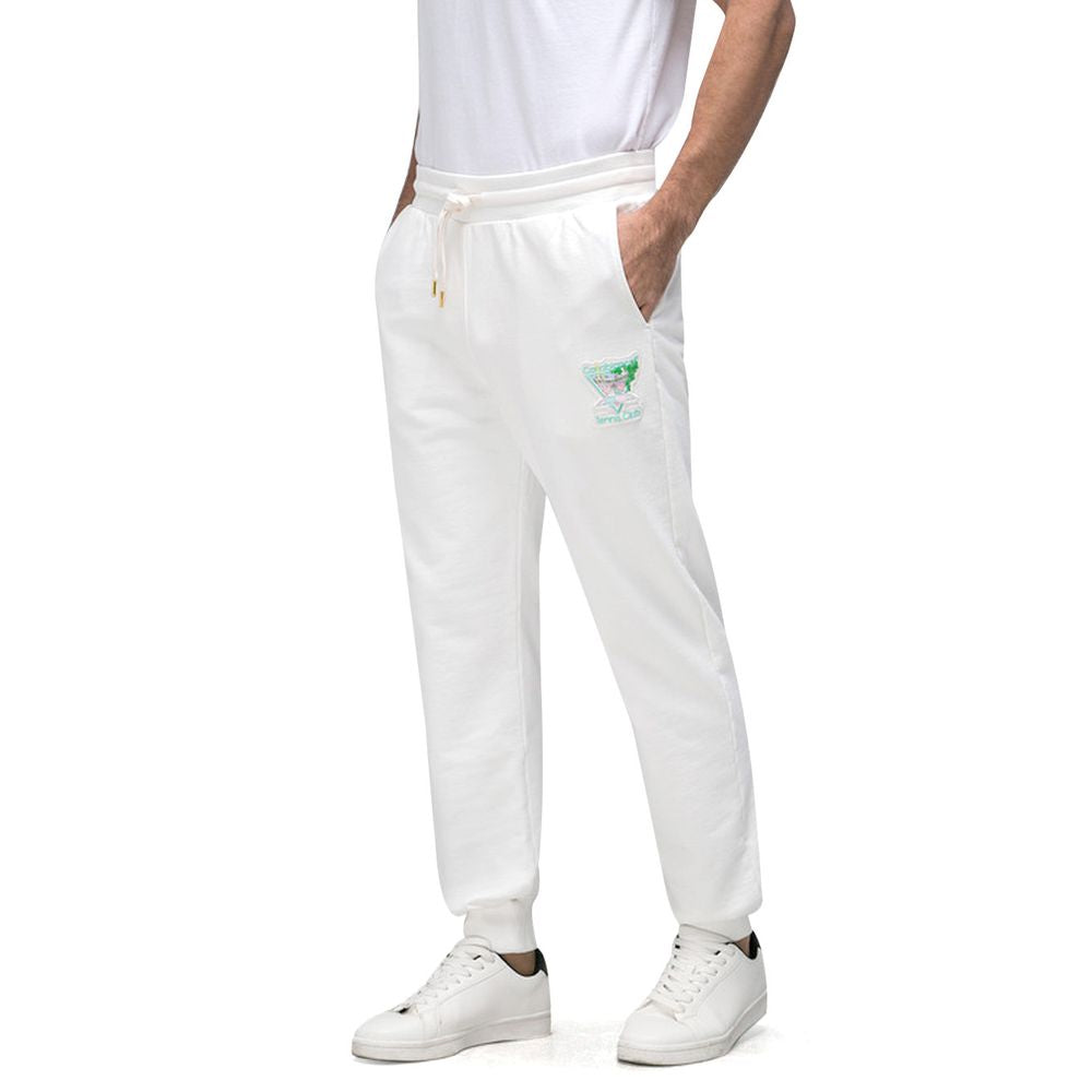 Casablanca White Cotton Athletic Pants