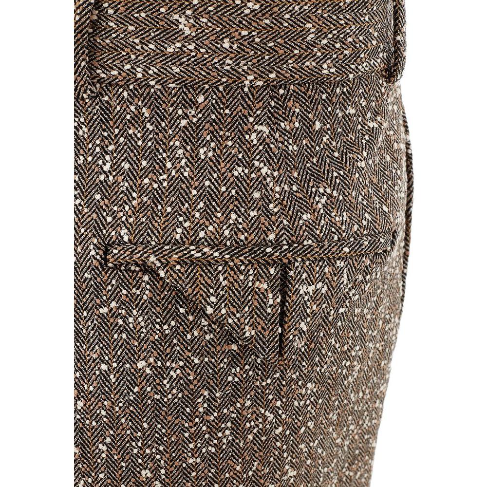 بنطلون بوتيغا فينيتا متعدد الألوان من الفيسكوز لأمسيات أنيقة