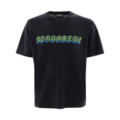 Dsquared² Black Cotton T-Shirt