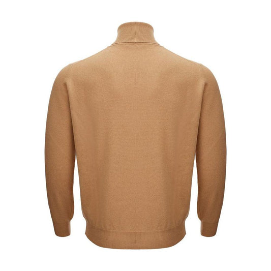 KANGRA Elegant Woolen Brown Sweater for Men KANGRA Rosy Brown