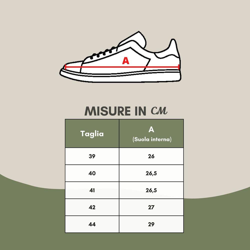 حذاء رياضي من الجلد المدبوغ باللون الأسود من لارديني