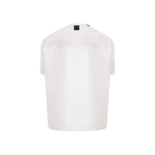 Emporio Armani White Cotton T-Shirt