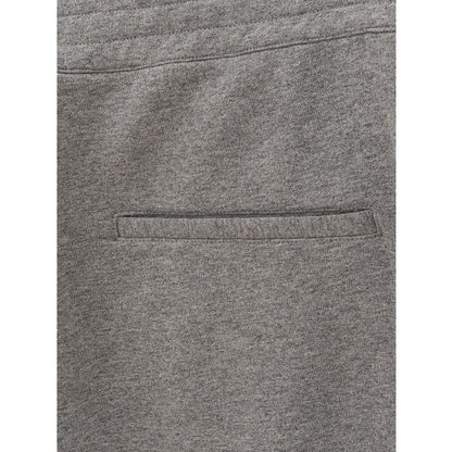 Alexander McQueen Chic Gray Cotton Blend Trousers