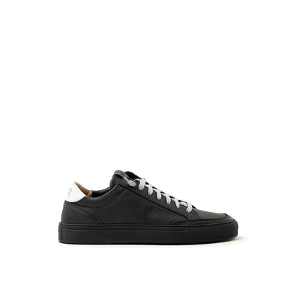 P448 Black Leather Athletic Sneakers P448