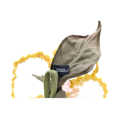 Dolce & Gabbana Floral Transparent HANDMADE Brooch Dolce & Gabbana