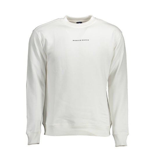 North Sails White Cotton Men Sweater NO-12585-XL