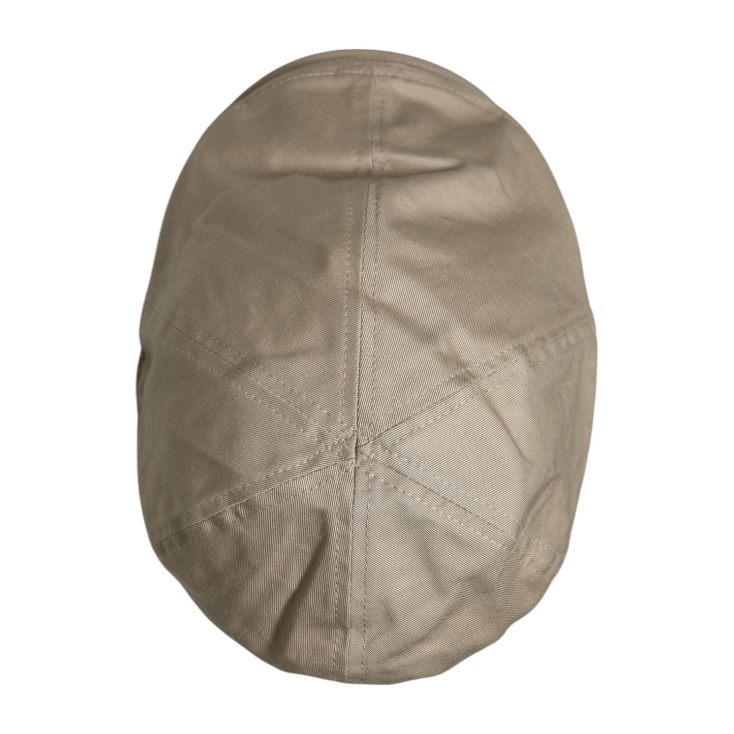 Dolce & Gabbana Beige Cotton Newsboy Capello Cabbie Hat