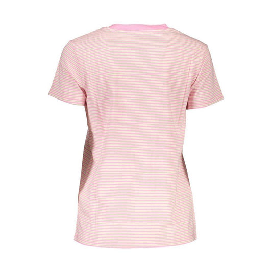 Levi's Pink Cotton Women T-Shirt LE-16077-2XS