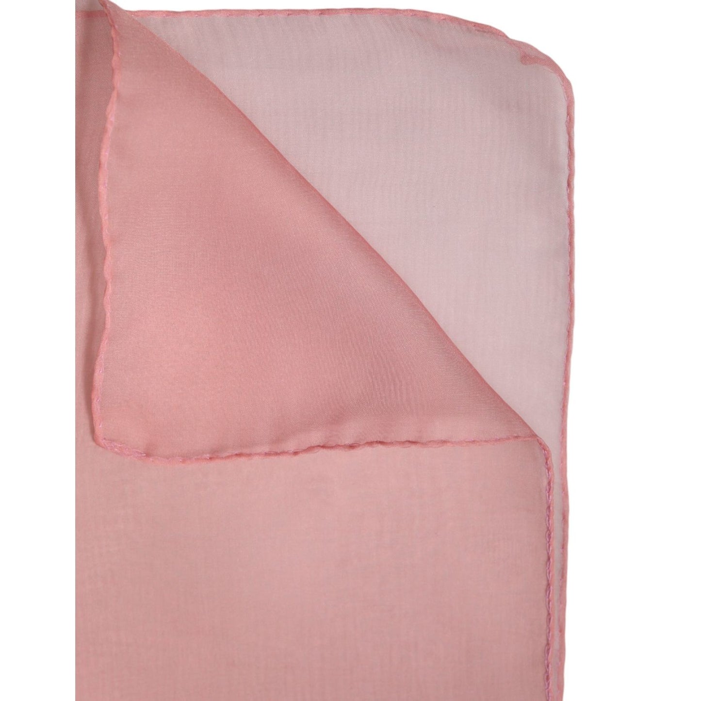 Dolce & Gabbana Pink Silk Rectangle Women Wrap Shawl Scarf