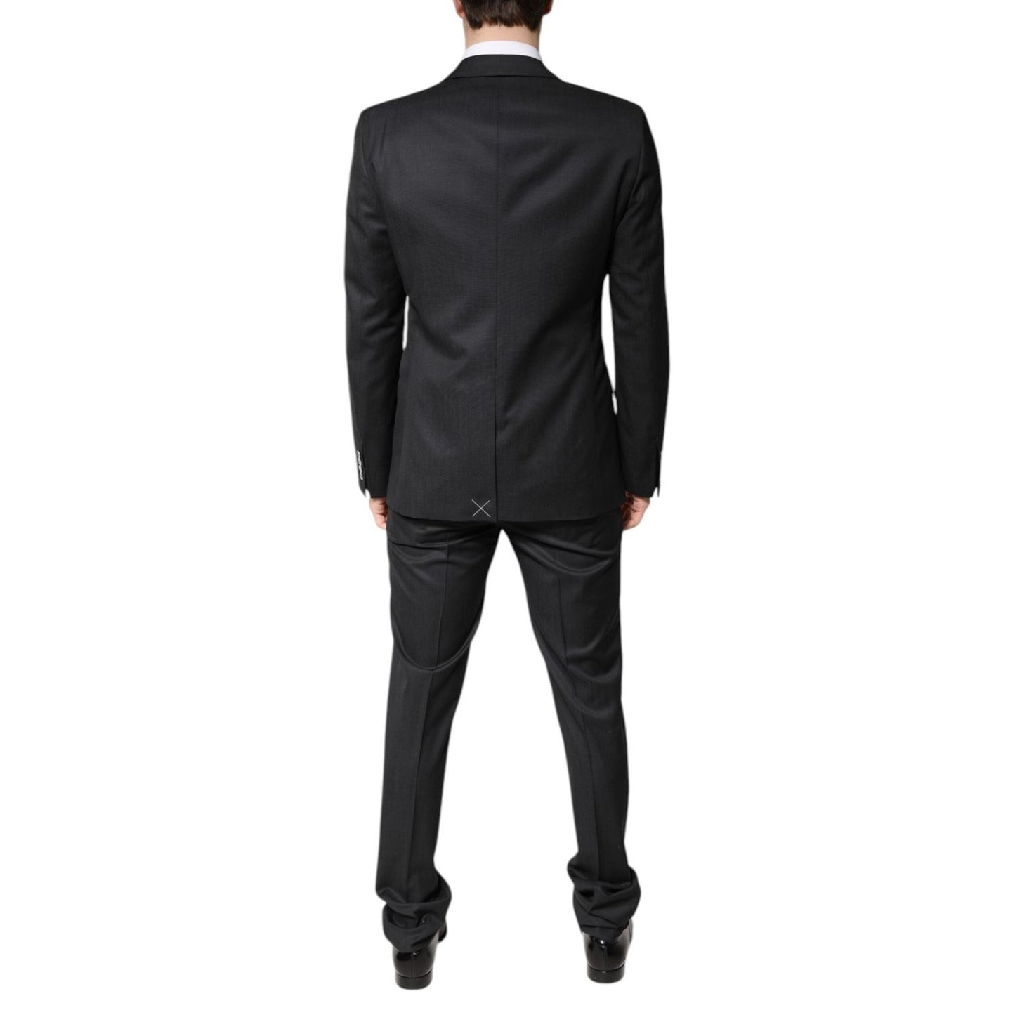 Dolce & Gabbana Dark Gray Wool Single Breasted 2 Piece Suit KOS2298-48