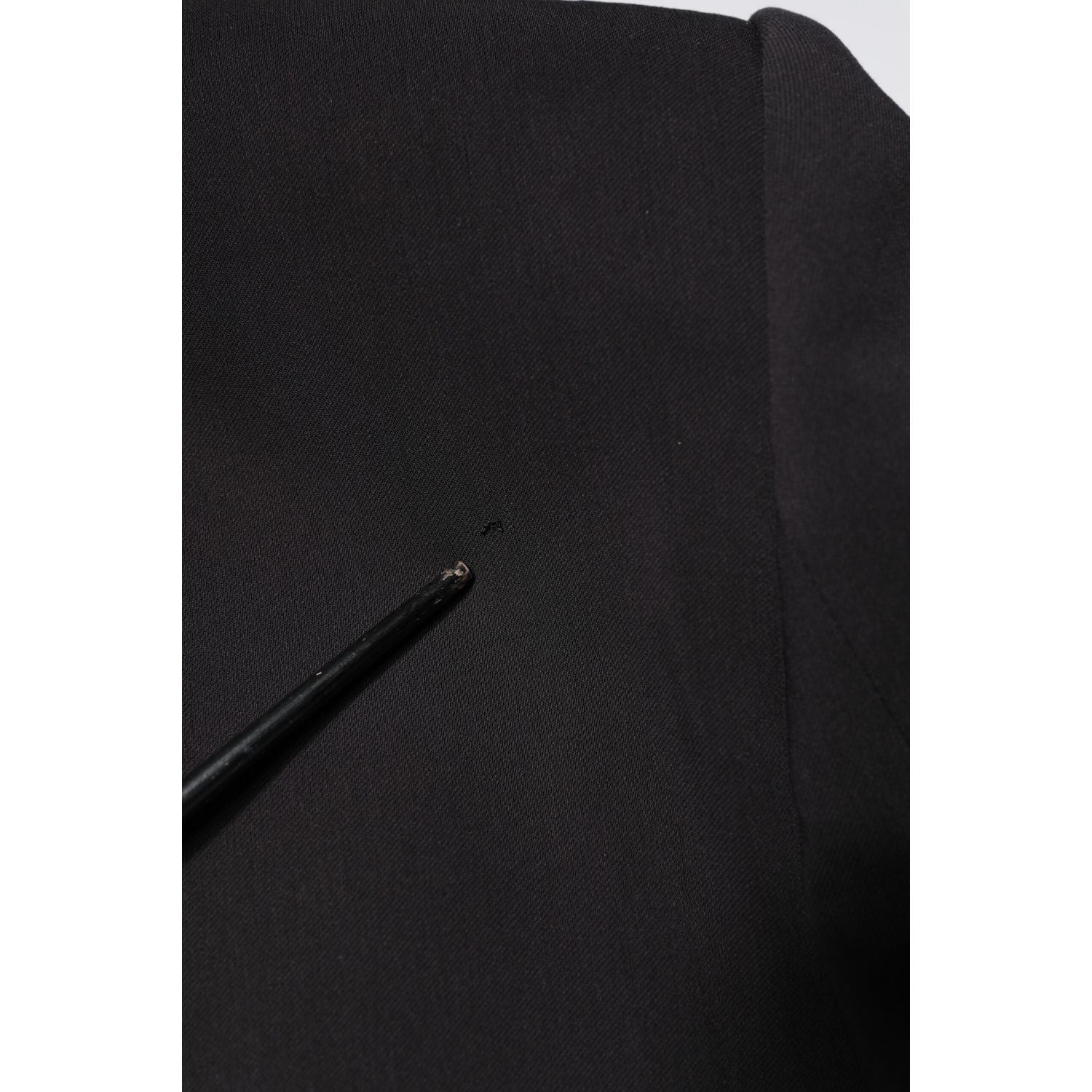 Dolce & Gabbana Black Cotton Single Breasted 2 Piece Suit