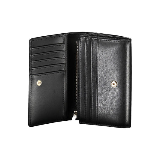 Tommy Hilfiger Black Polyethylene Women Wallet TO-26237