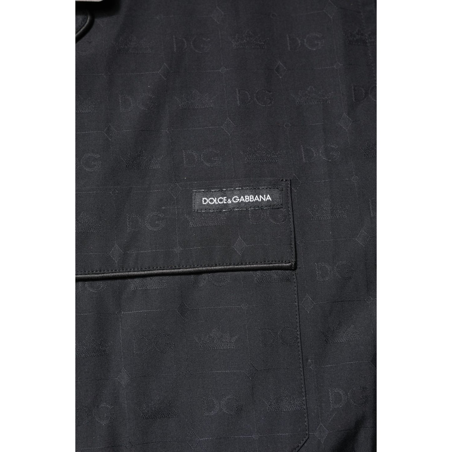 Dolce & Gabbana Black Cotton Men Pajama Set Sleepwear KOS2296-37