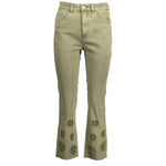 Desigual Green Cotton Women Jeans DE-37509-38