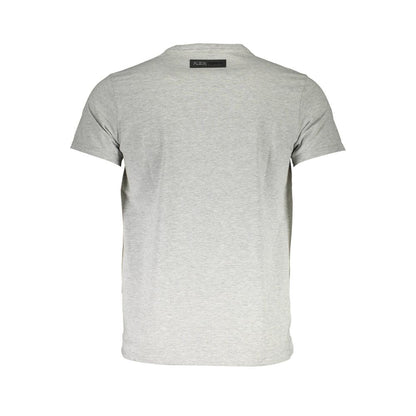 Back view of Plein Sport Brown Cotton Men T-Shirt in premium cotton with a stylish casual design for bold fashion statements.