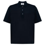Alpha Studio Blue Cotton Polo Shirt