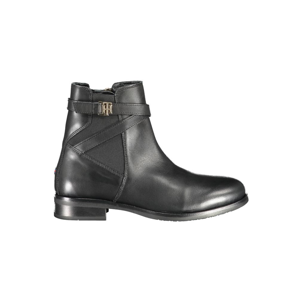 Tommy Hilfiger Black Polyester Ankle