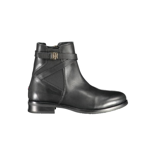 Tommy Hilfiger Black Polyester Ankle